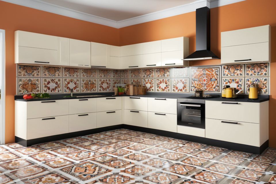 Cozinha modulada com porcelanato espanhol