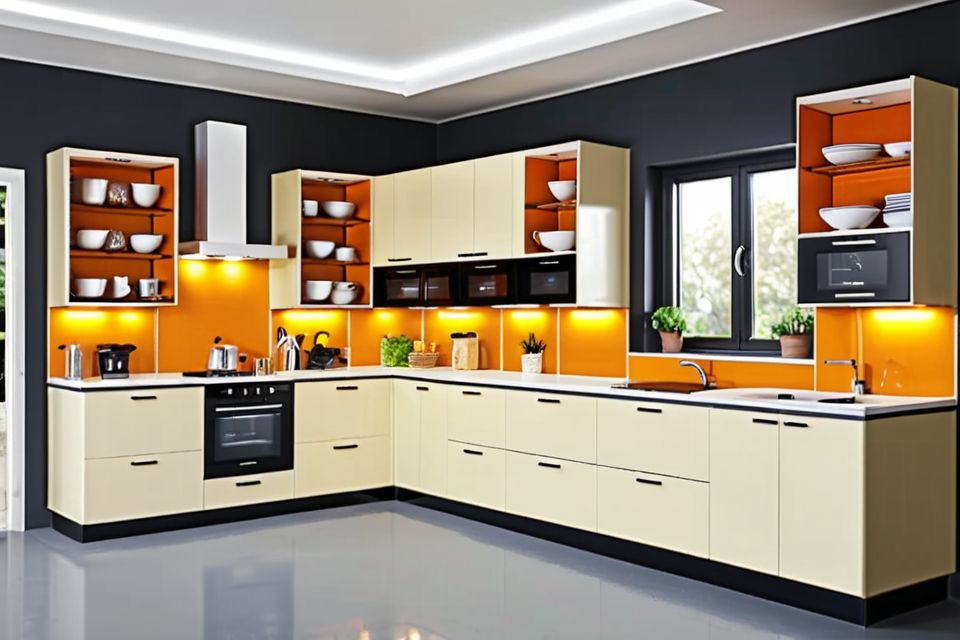 Cozinha modulada grande modular