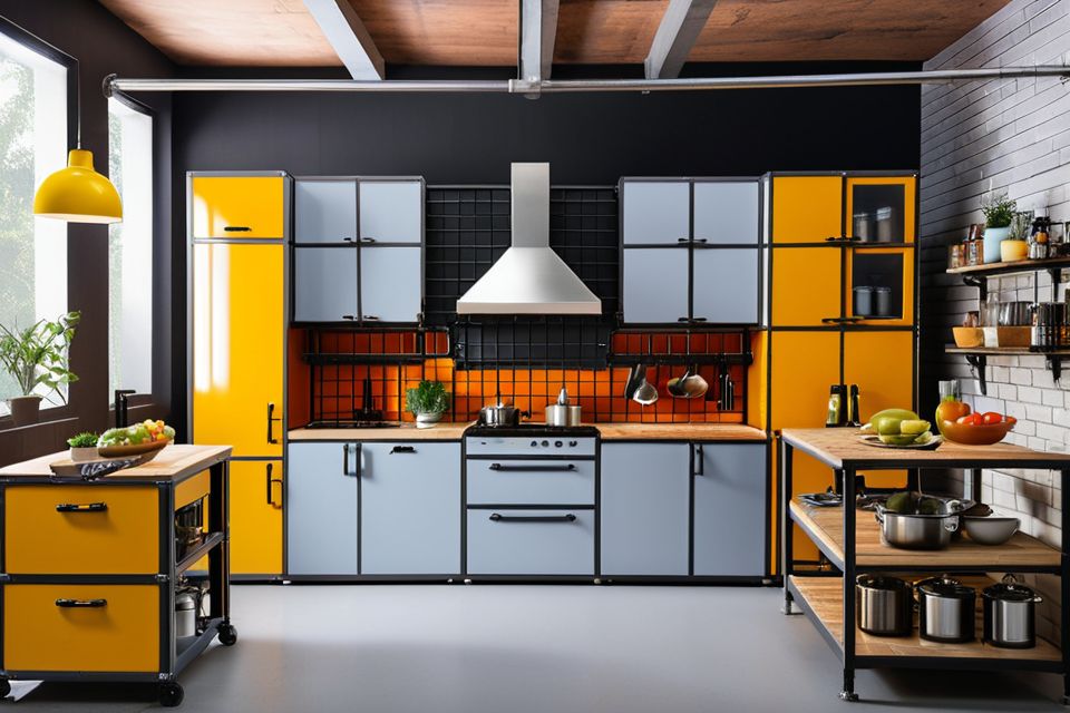 Cozinha modulada industrial personalizada